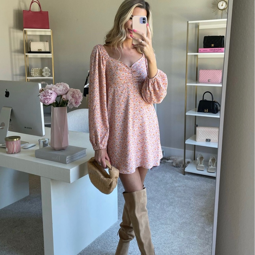 Moment Floral Long Sleeve Swing Dress
WAYF